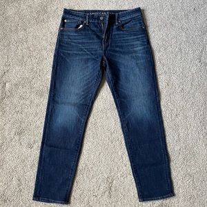American Eagle Mens Blue Jeans Airflex 32W 32L Athletic Slim Fit